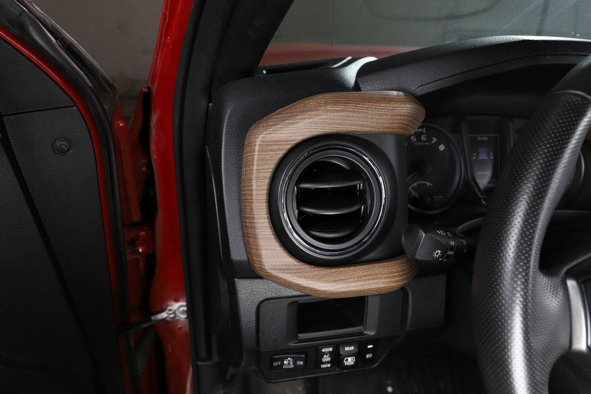 Pear Wood Central Console Dashboard Panel Cover Trim For Toyota Tacoma 2016-23 3