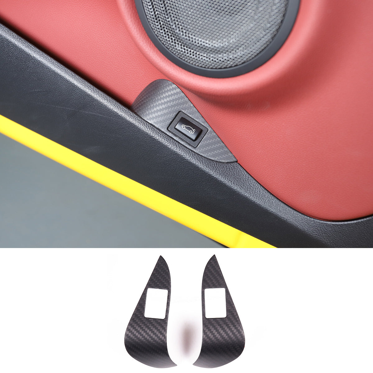 Matte Real Carbon Fiber Interior Trim Cover Accessories For Toyota Supra A90 19+ 42