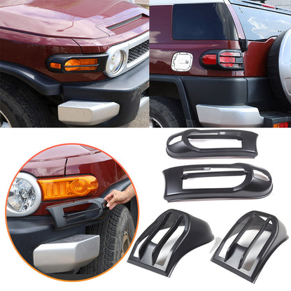 13pcs Matte Black Exterior Decor Cover Trim Kit For Toyota FJ Cruiser 2007-2022 10