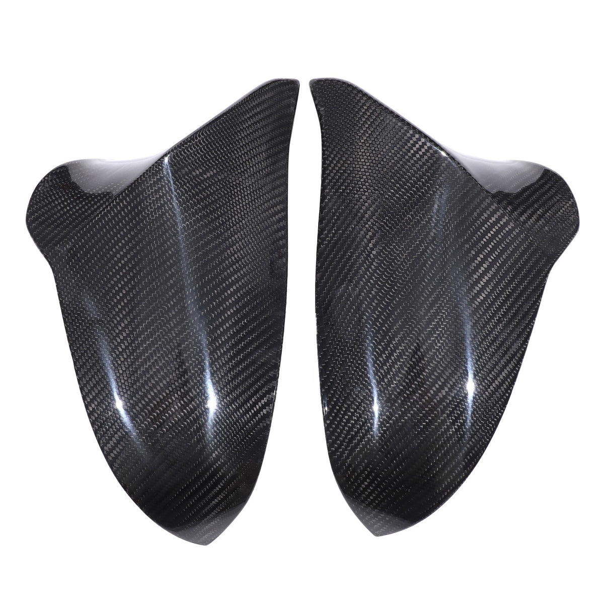 Real Carbon Fiber Side Mirror Cover Trim For BMW M3 F80 M4 F82 2015-2019 7