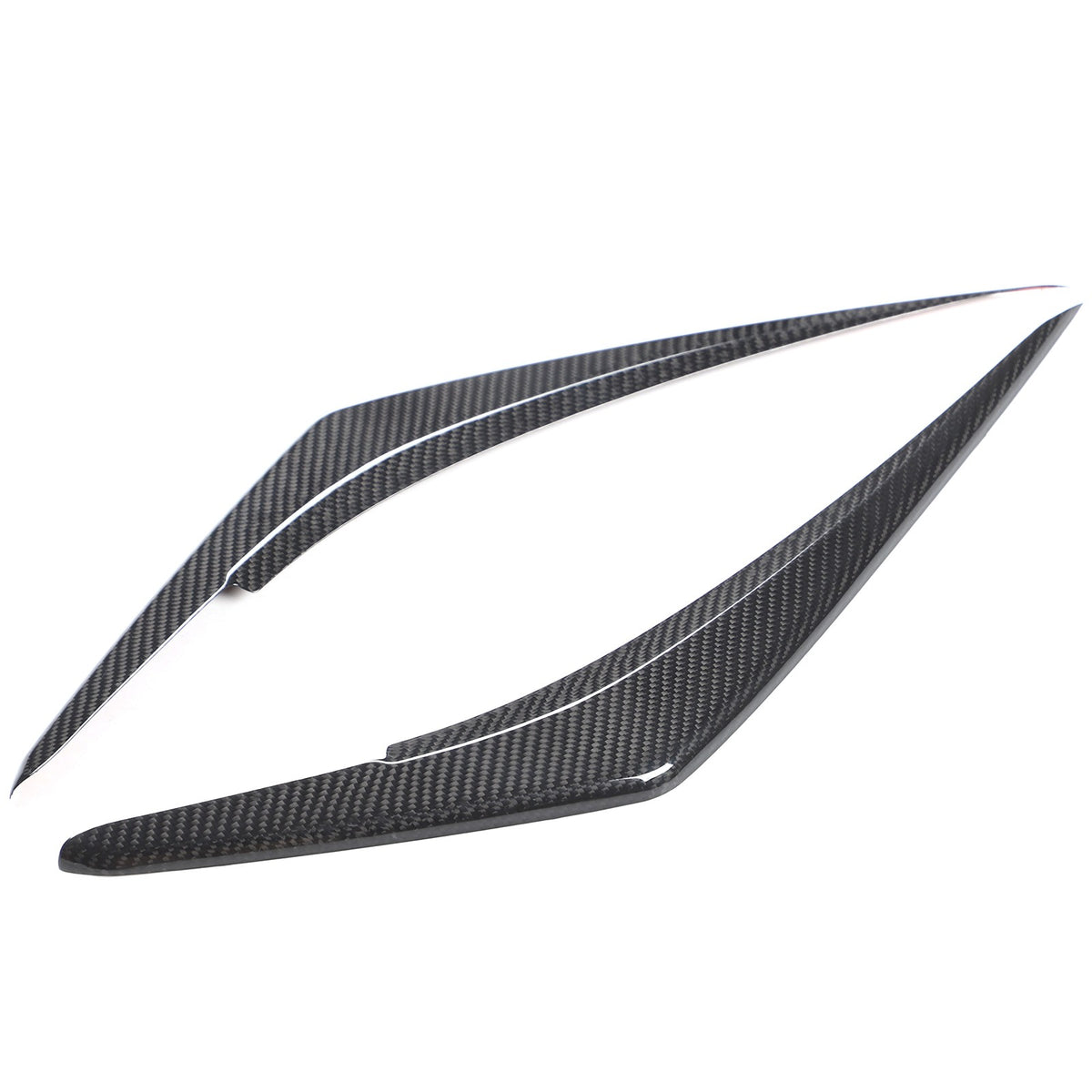 Real Carbon Fiber Front Headlight Eyebrow Trim For Subaru WRX/Levorg 2022-2023 13