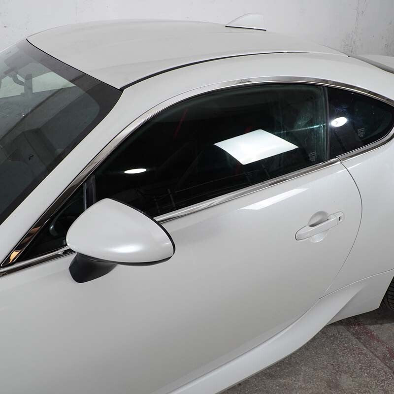 Silver Steel Window Decorate Strip Trim For Subaru BRZ 2022 8