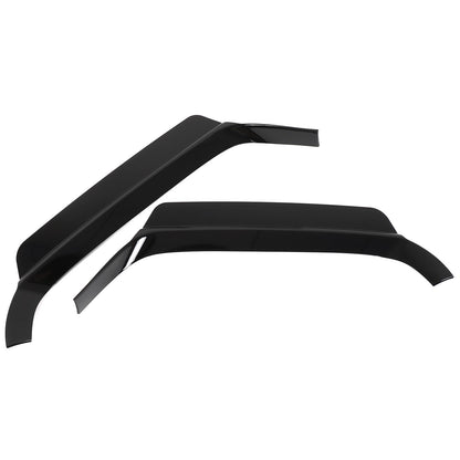 Glossy Piano Black Rear Spoiler Wing Cover Trim Frame For Corvette C8 2020-26 11