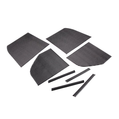 Soft Carbon Fiber Inner Door Anti-Kick Panel Cover Trim For Ford Maverick 2022+ 8