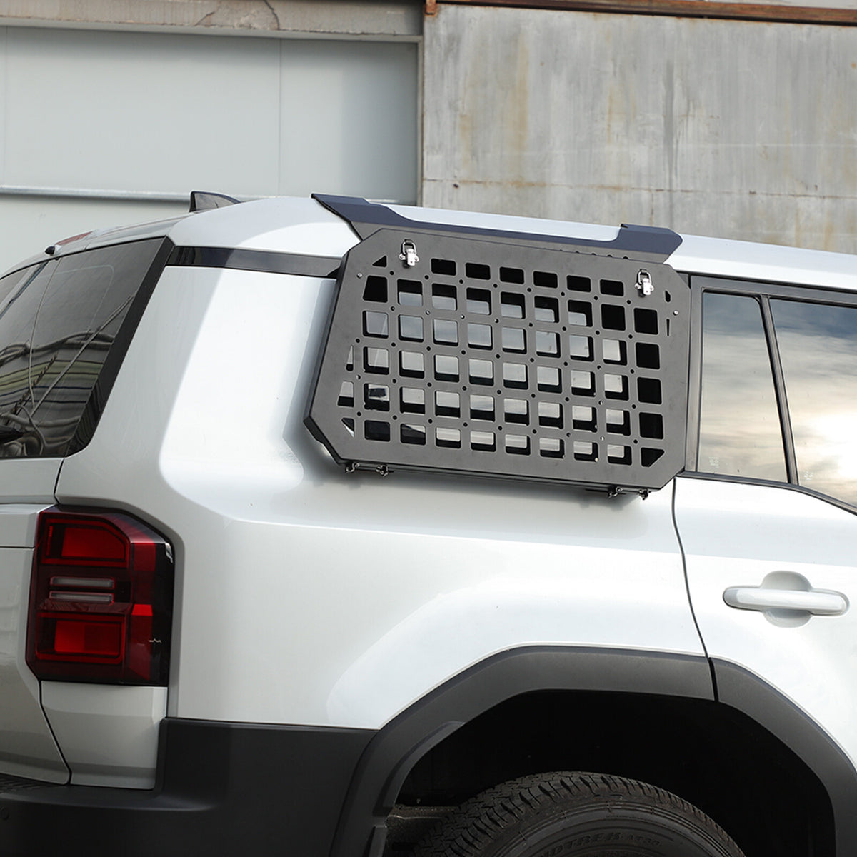 Left Side Molle Panel Trunk Shelf Storage Organizer For Land Cruiser LC250 US 9