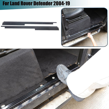 Steel Interior Door Sill Trim Guard Plate Trim For LR Defender L316 2004-2018 1