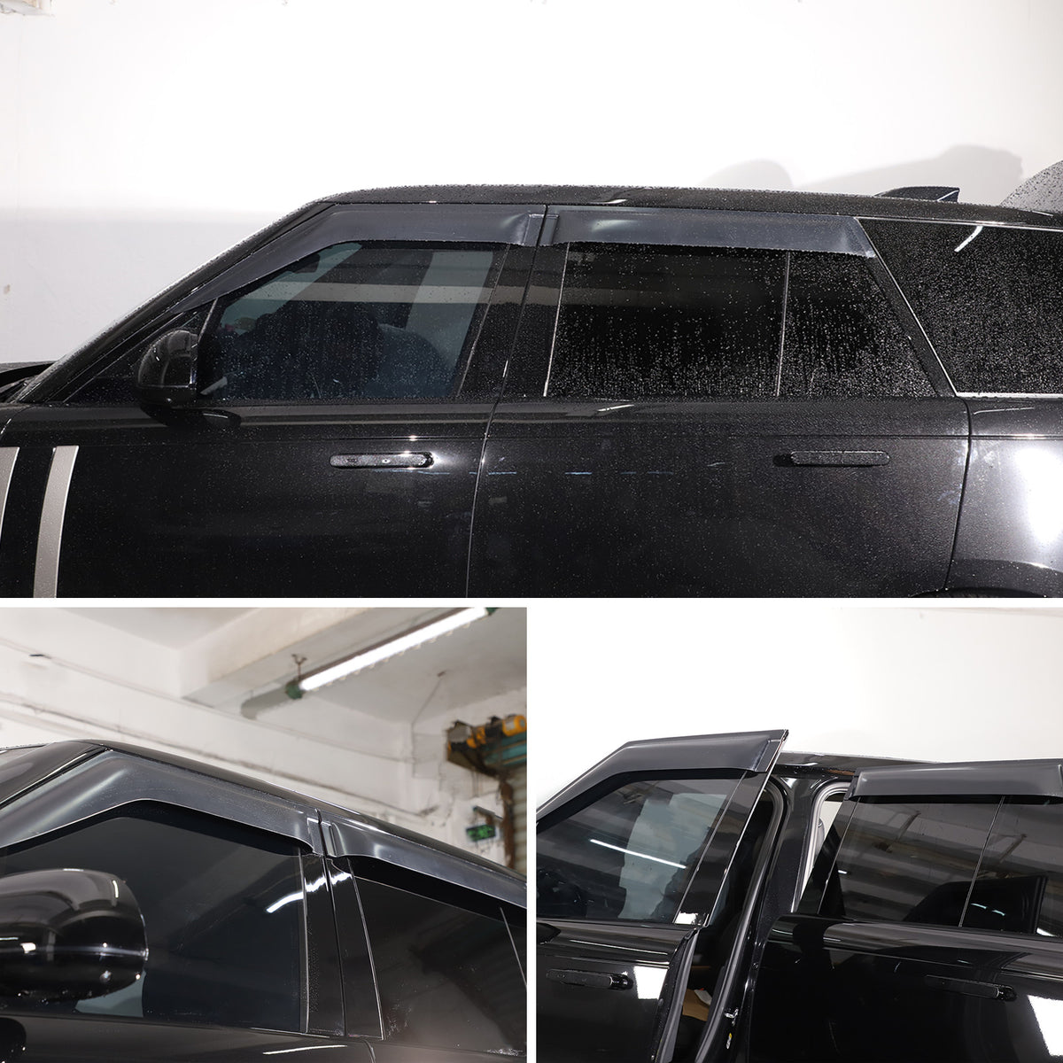 For Range Rover Vogue L460 2023+ Window Wind Visor Rain Guard Vent Deflector 4
