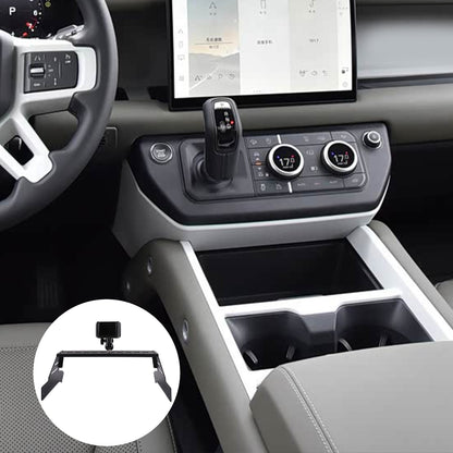 Black Clip Center Console Phone Mount Bracket For Land Rover Defender L663 2020+ 9
