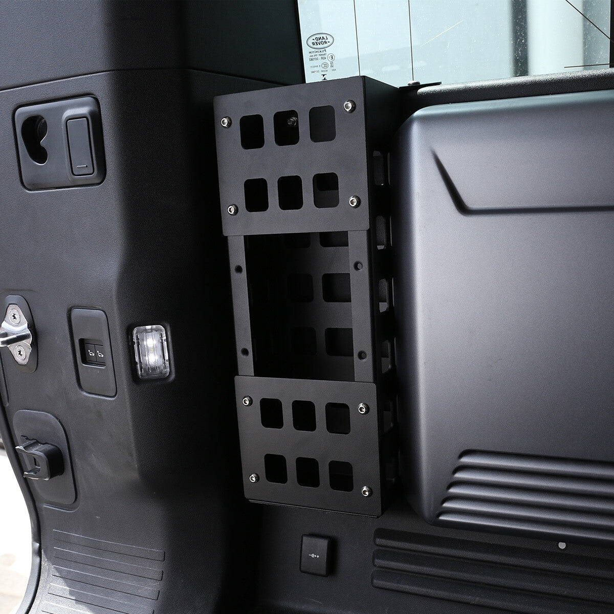 Aluminum Alloy Car Trunk Storage Basket For Land Rover Defender 110 2020-2022 7
