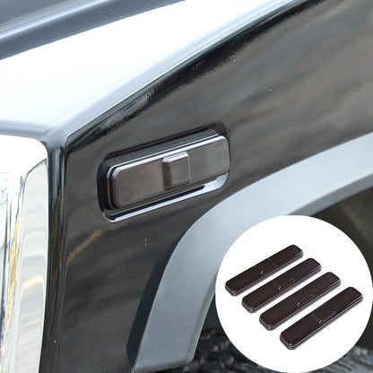 18pcs Smoked Front Rear Side Tail Light Roof Light Trim Cover For Hummer H2 35