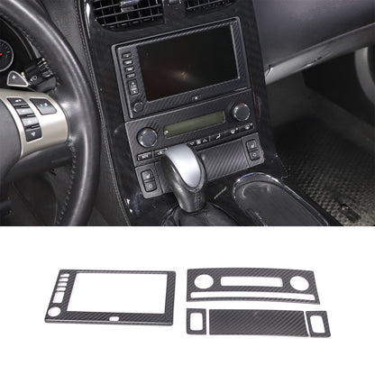 Matte Dry Real Carbon Fiber Center Console Trim Cover For Corvette C6 2005-13 32