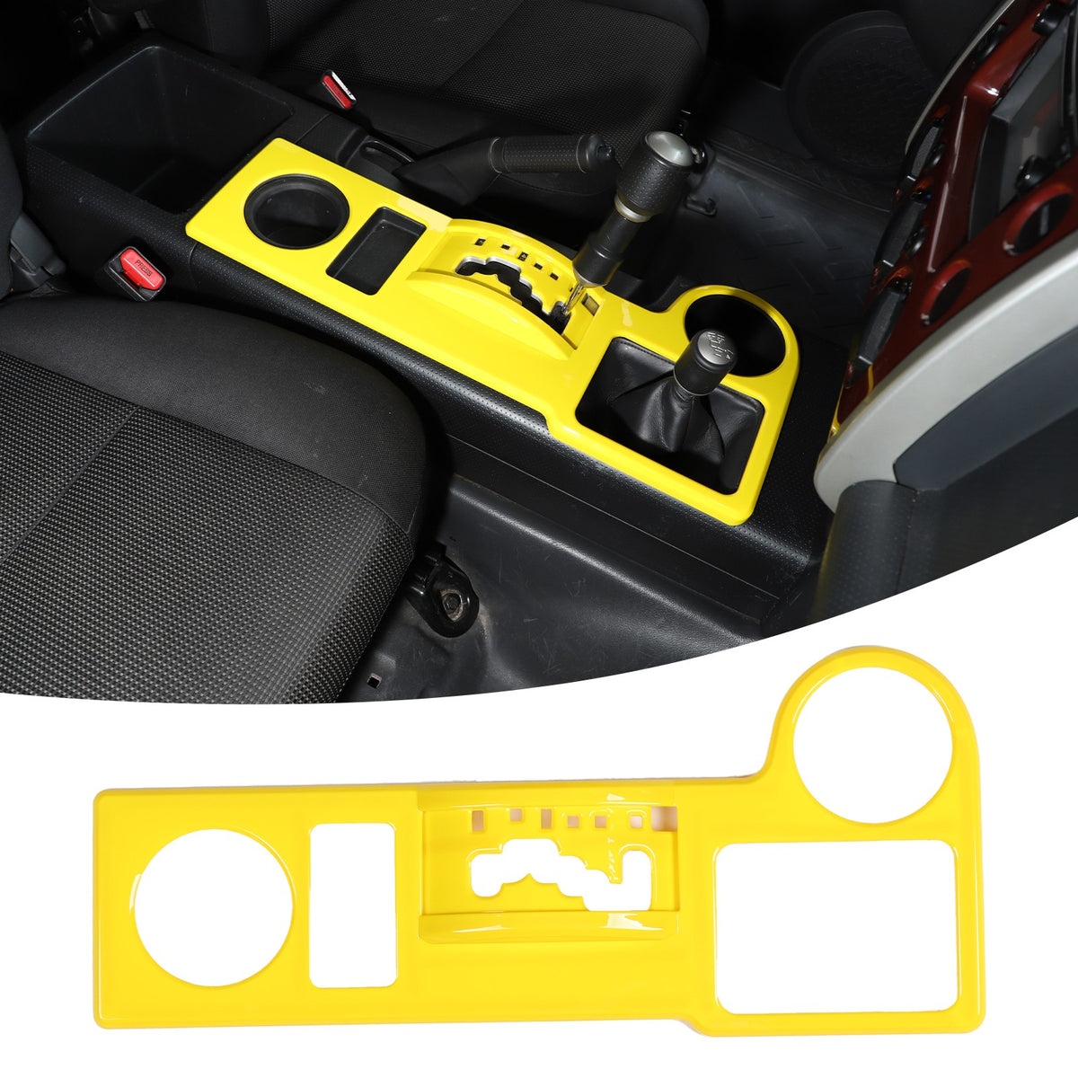 Yellow ABS Shift Panel Frame For Toyota FJ Cruiser 2007-2021 14