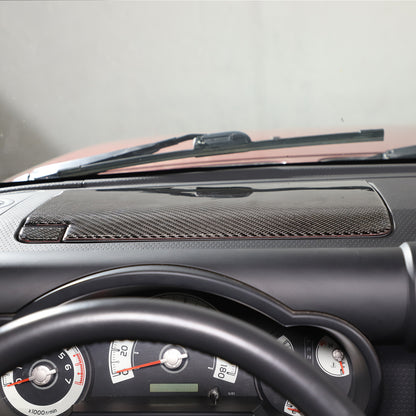 Carbon Fiber Dashboard Storage Box Panel Sticker For Toyota FJ Cruiser 2007-2021 6