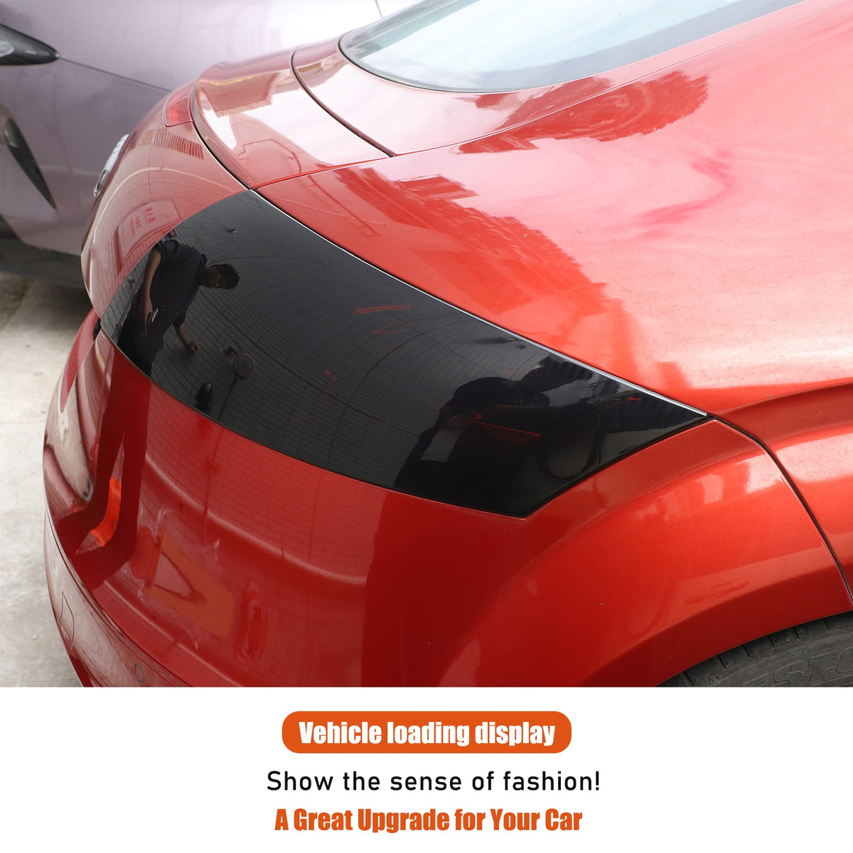 ABS Transparent Gray Rear Tail Light Smoked Cover Trim For Audi TT 2008-14 4