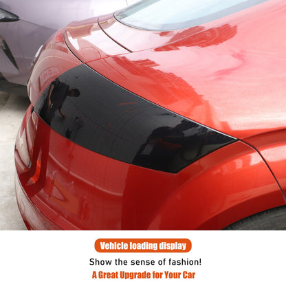 ABS Transparent Gray Rear Tail Light Smoked Cover Trim For Audi TT 2008-14 4