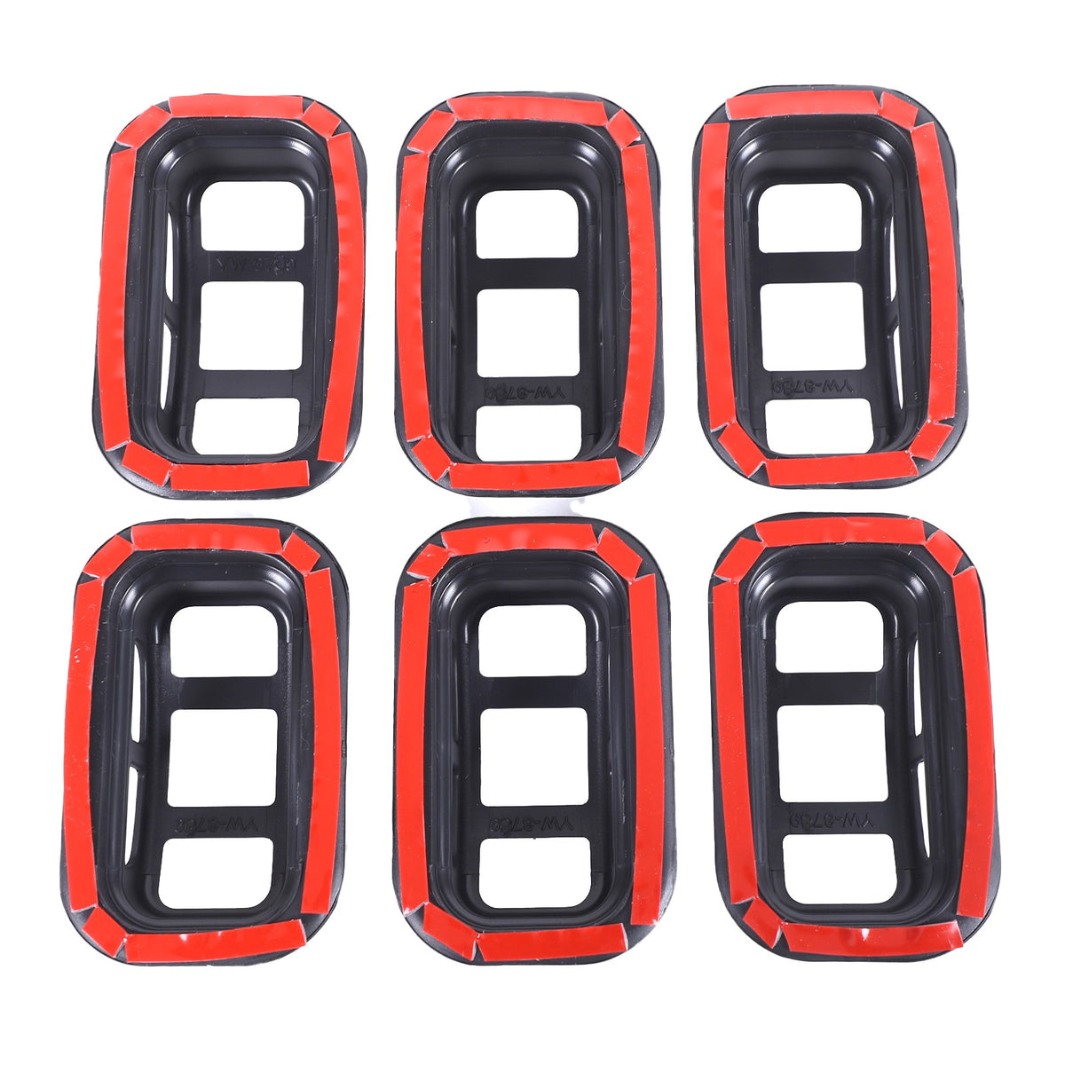 Matte Black ABS Roof Light Cover For Hummer H2 2003-2009 17
