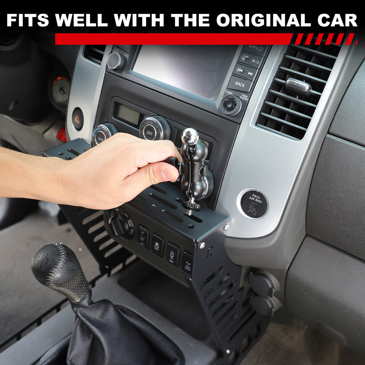 Center Console Multi-Functional Expansion Platform For Nissan Frontier 2009-2017 7