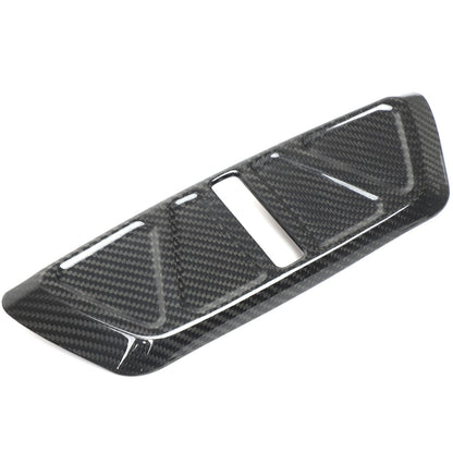 Real Carbon Fiber Trunk Lock Base Cover Trim For Corvette C8 Coupe 2020+ 4