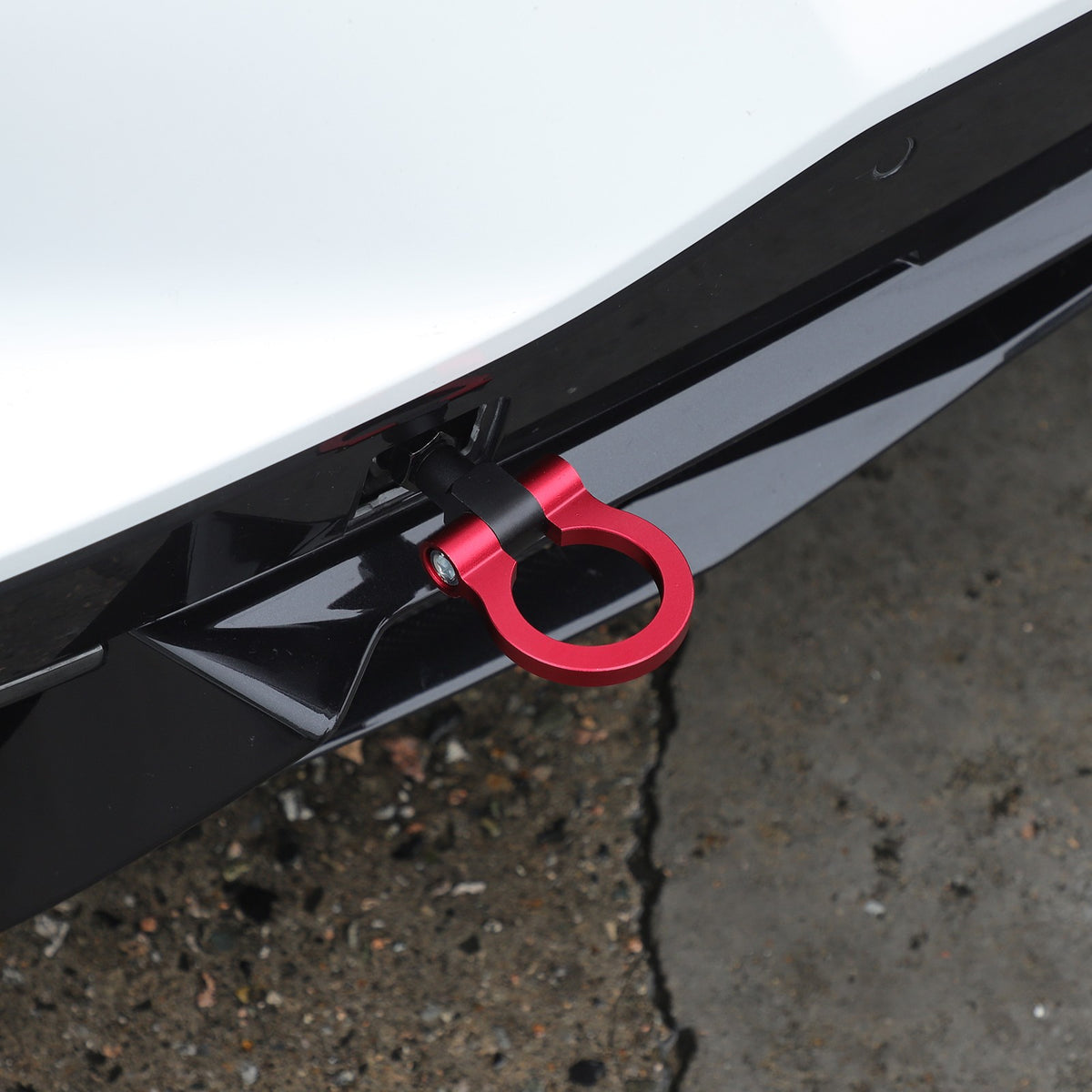 Red Aluminum Front & Rear Track Racing Tow Hook Trailer For Corvette C8 2020-26 18