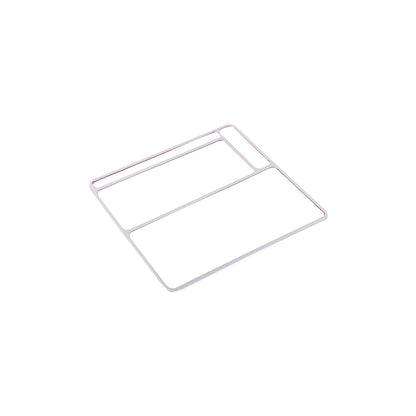 Silver Alloy Heightened Cup Holder Panel Trim Decorate Cover For Hummre H2 03-07 3