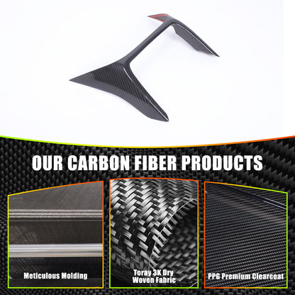 Real Carbon Fiber Front Center Console Trim Cover For Mazda MX-5 Miata 2016-2025 10