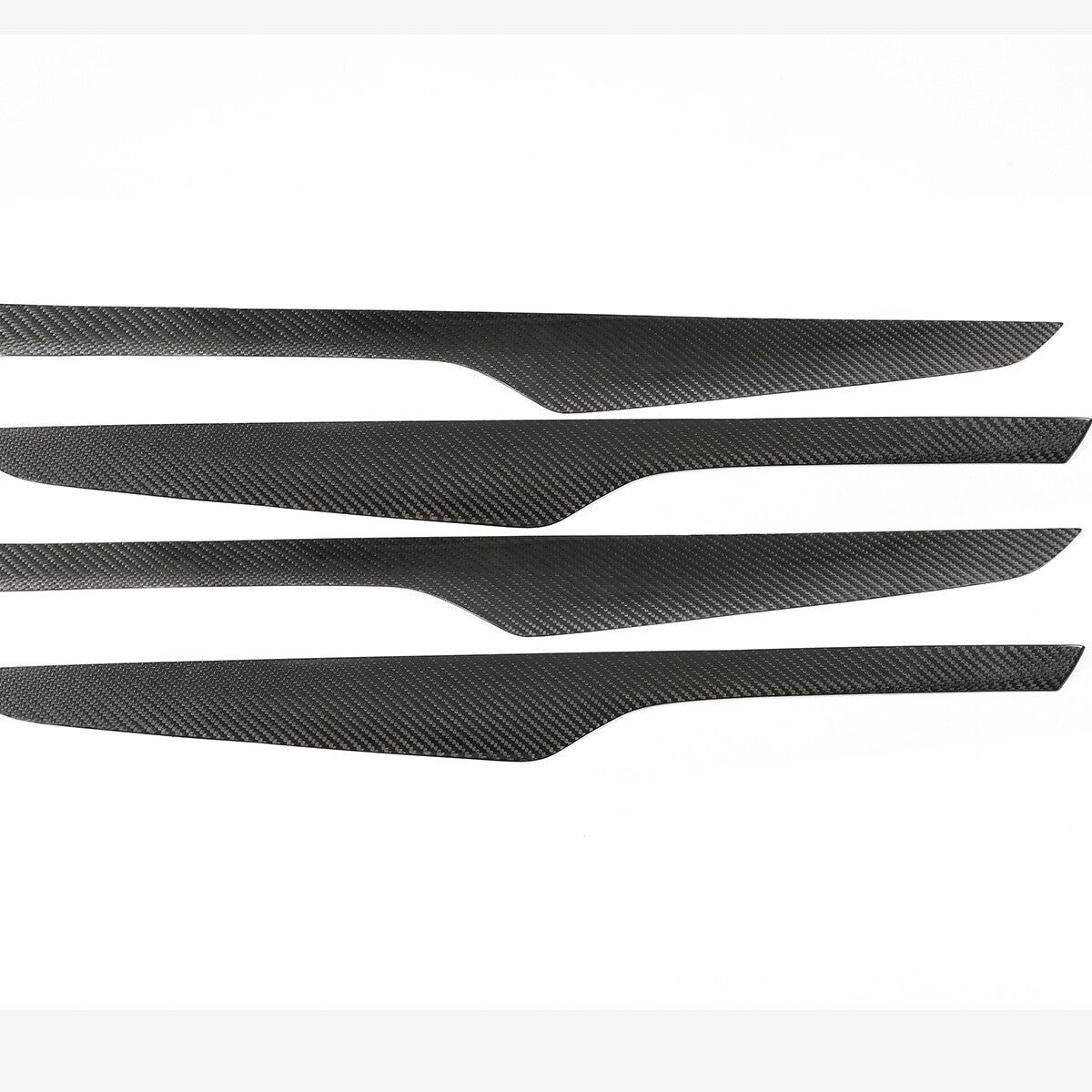 Real Carbon Fiber Interior Door Panel Decor Trim For BMW X5 F15 2014-2018 12