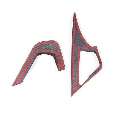 Real Carbon Fiber Interior Dashboard Trim Cover Decor Kit For Corvette C7 14-19 61