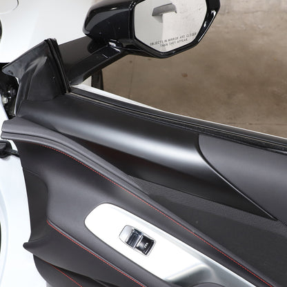 Matte Black ABS Full Interior Set Cover Trim Kit For Corvette C8 2020-25 - Styles 1-5 64