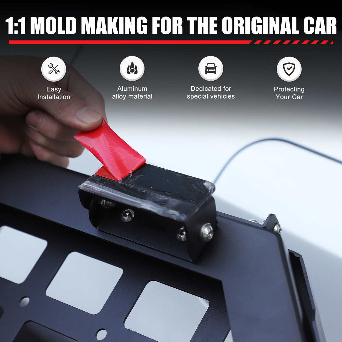 Exterior Side Window Molle Panel Storage For Toyota Land Cruiser LC250 24+ US 11