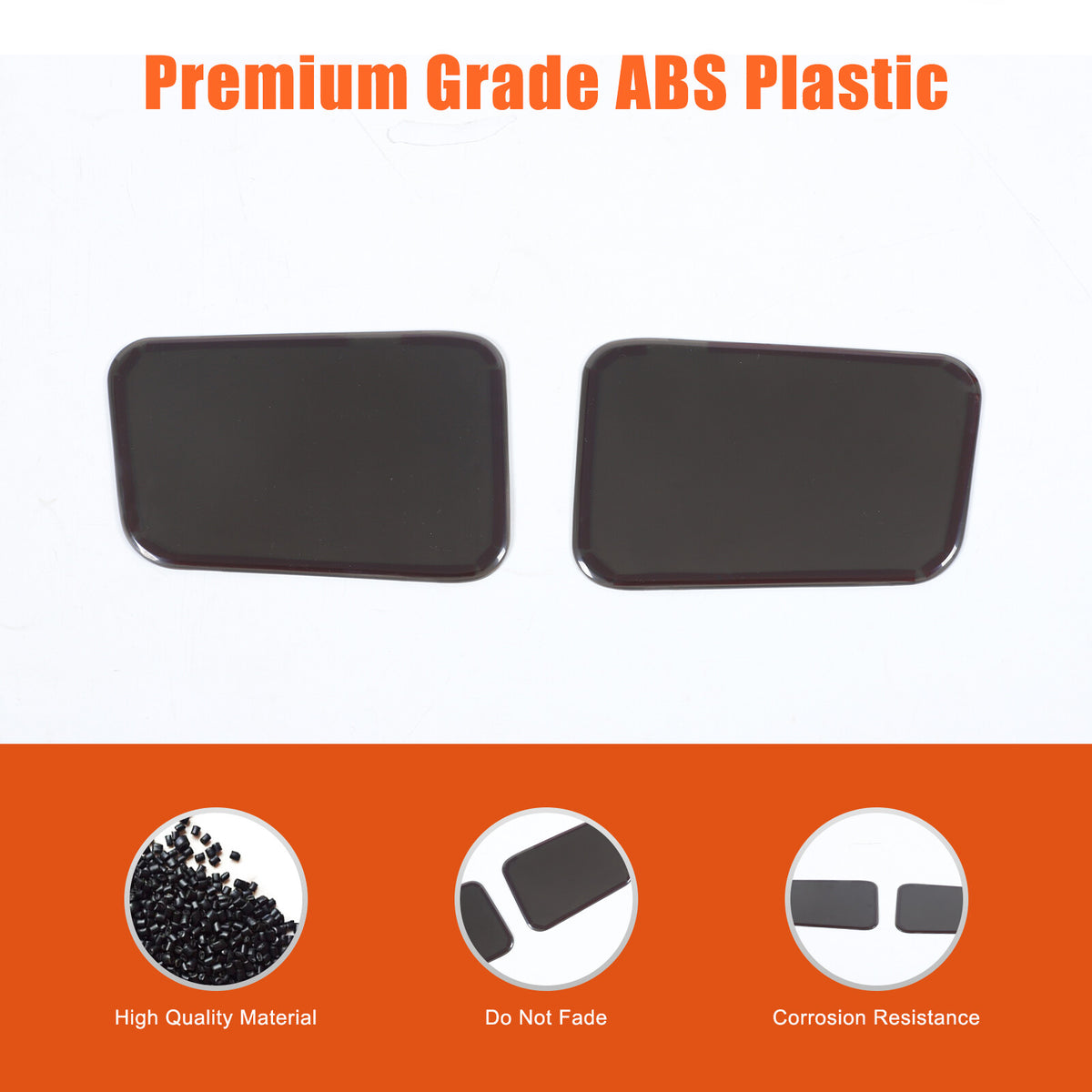 Smoked Black Rear Tail Light Lamp Decor Cover Trim For Hummer H2 2003-2009 8