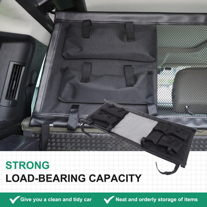 Rear Trunk Cargo Organizer Isolation Net W/ Bag For LR Defender 110 L663 20-23 1
