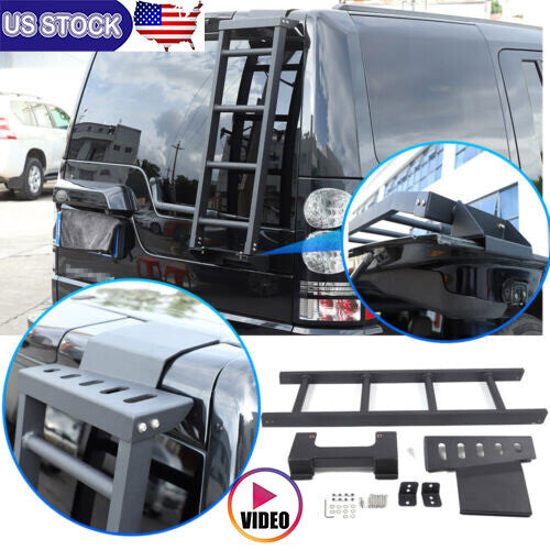 Car Rear Tail Ladder Climbing Rack For Land Rover Discovery 3/4 LR3 LR4 2004-16 1