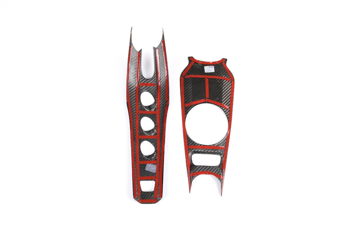 Real Carbon Fiber Center Gear Shift Panel Trim For Ferrari F12 Berlinetta 13-17 8