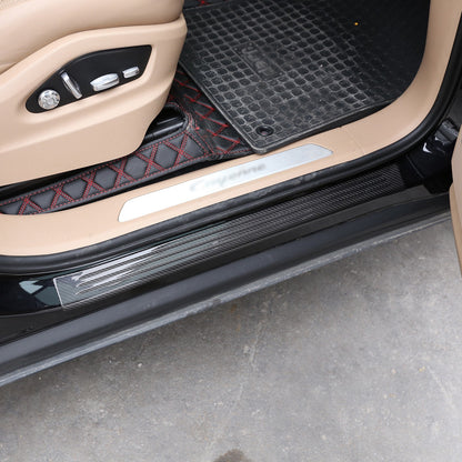 Real Carbon Fiber Outer Door Sill Scuff Plate For Porsche Cayenne E3 2018‑2021 11