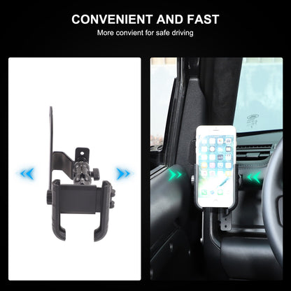 Driver Side Dashboard Phone Holder Bracket For Land Rover Defender L663 2022 12