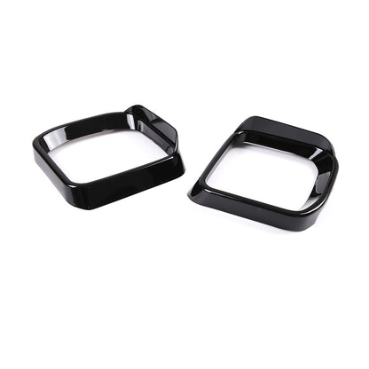 ABS Black Rear View Side Mirror Cover Trim For Land Rover Defender 2020-2022 7