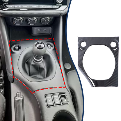 Real Carbon Fiber Center Console Gear Shift Base Trim For Nissan 400Z RZ34 MT 13