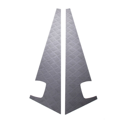 Black Alloy Front Side Hood Vent Trim Cover For Mercedes-Benz G-Class 2004-2018 9
