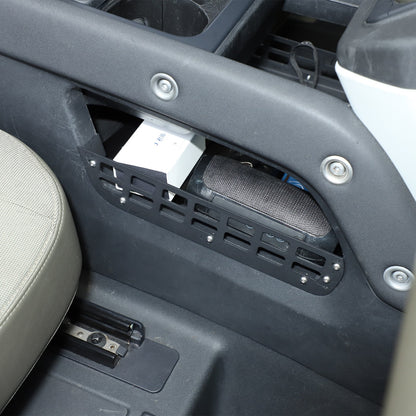 Center Console Lower Side Storage Molle Panel Box For LR Defender L663 20+ US 3