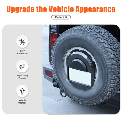 Carbon Spare Tire License Plate Bracket OE:25782333 For Hummer H2 2003-2009 19