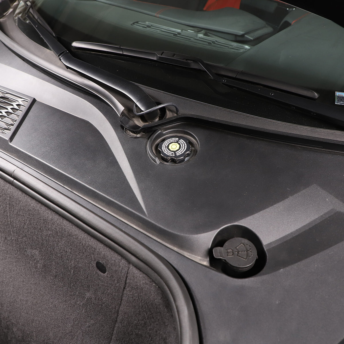 Real Carbon Fiber Engine Bay Tank Panel Cover Frame Trim For Corvette C8 2020-26 - Styles 1-5 28