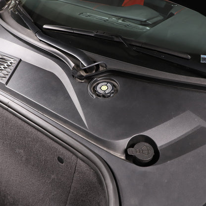 Real Carbon Fiber Engine Bay Tank Panel Cover Frame Trim For Corvette C8 2020-26 - Styles 1-5 28