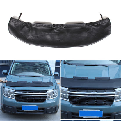 Black Car Bonnet Hood Bra Protector Mask Cover For Ford Maverick 2022-23 US 10