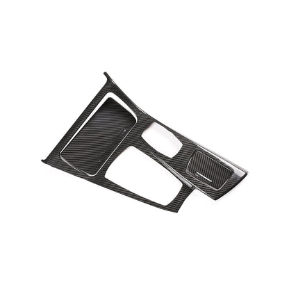 Dry Carbon Fiber For BMW 5 Series F10 2011-2016 Console Gear Box Panel Cover 2