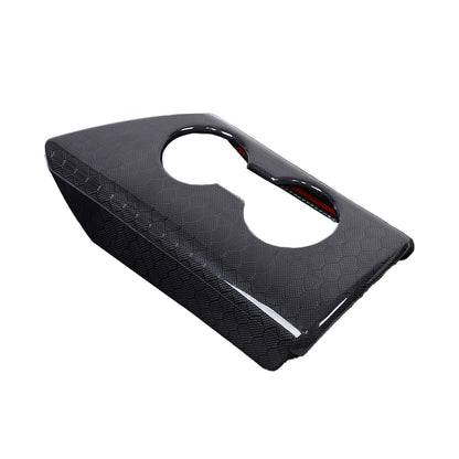 Real Carbon Fiber Center Armrest Box Panel Trim Cover For Toyota Supra A90 19-24 20