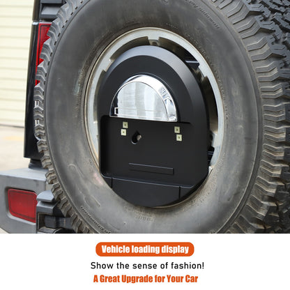 Matte Black Spare Tire License Plate Bracket OE:25782333 For Hummer H2 03-09 US 9