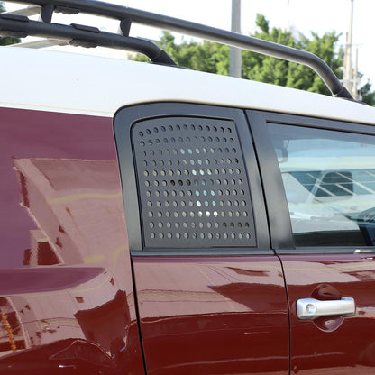 Exterior Quarter Window Panel Trim Alloy Cover Set For FJ Cruiser 2007-2022 8