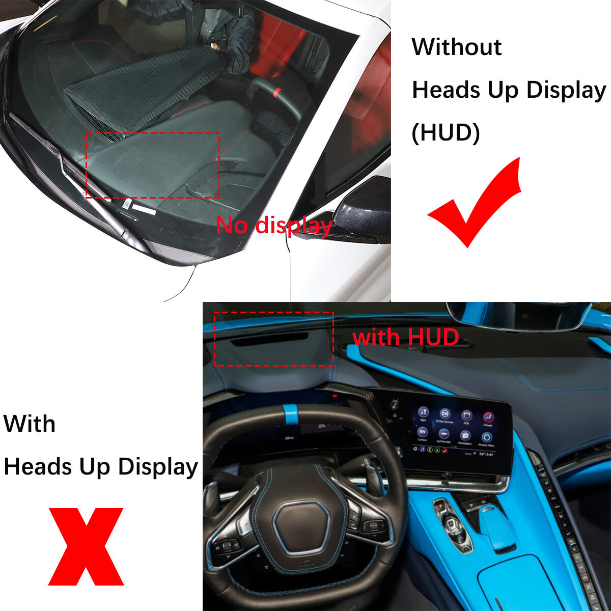 Real Dry Carbon Fiber Full Interior Center Set Trim Kit For Corvette C8 20-25 US - Styles 11-15 19