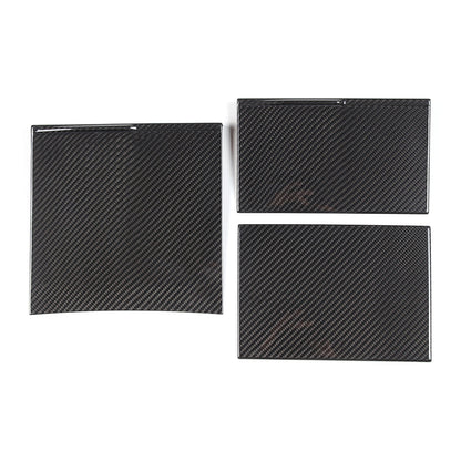 Real Dry Carbon Fiber Center Console Interior Trim Cover For Tesla Model 3 2023+ 39