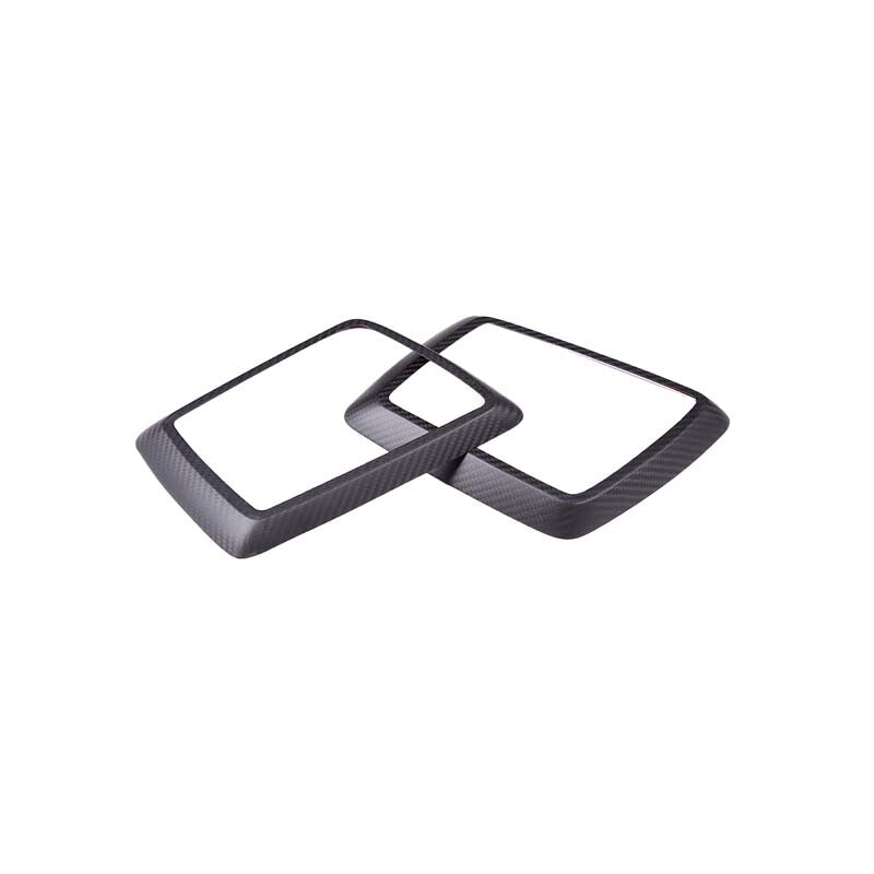 Real Carbon Fiber Car Hood Turn Signal Light Cover Frame For Benz G class 19-26 4